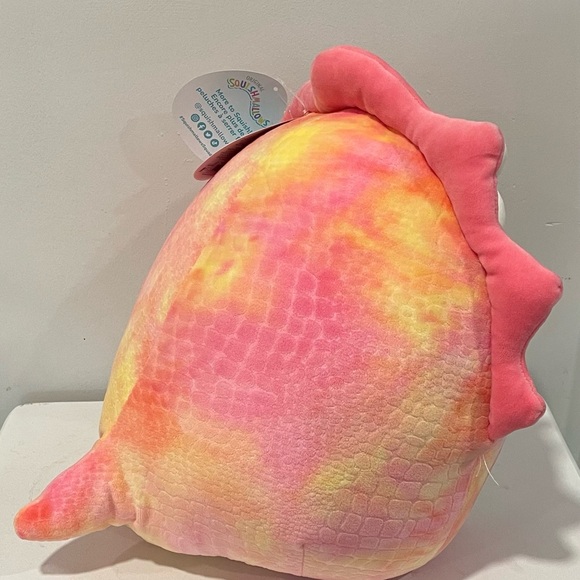 Squishmallows 16" Trinity Pink Tie-Dye Triceratops with Fuzzy Belly Large Plush - Picture 12 of 12